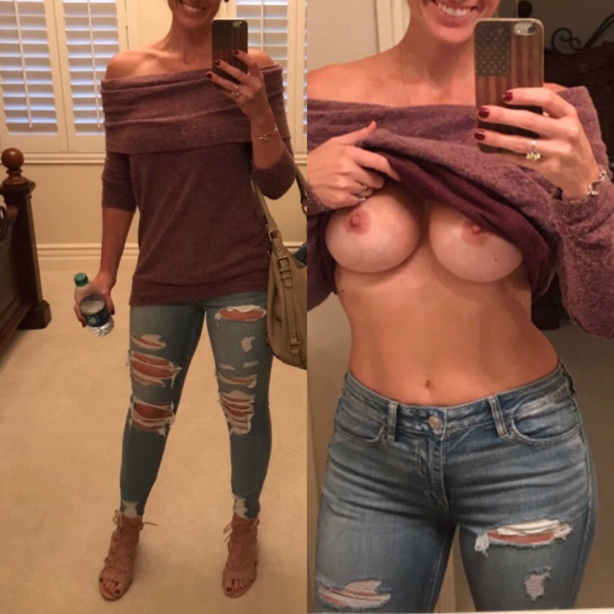 fit milf nipples selfie sex pics